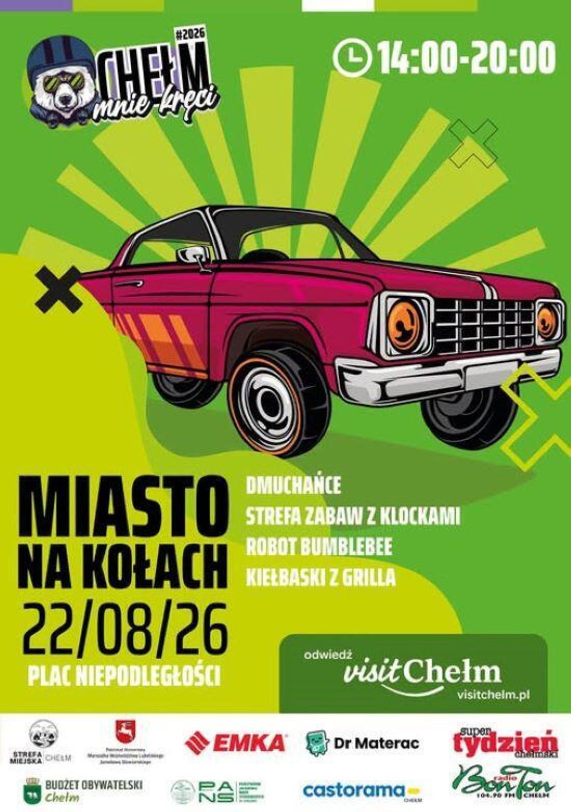 CHEŁM MNIE KRĘCI 2026! 🔥🏍️ Już 22 sierpnia od godz. 14:00 Plac Niepodległości zamieni się w centrum adrenaliny! CHEŁM MNIE KRĘCI 2026! 🔥🏍️ Już 22 sierpnia od godz. 14:00 Plac Niepodległości zamieni się w centrum adrenaliny!
