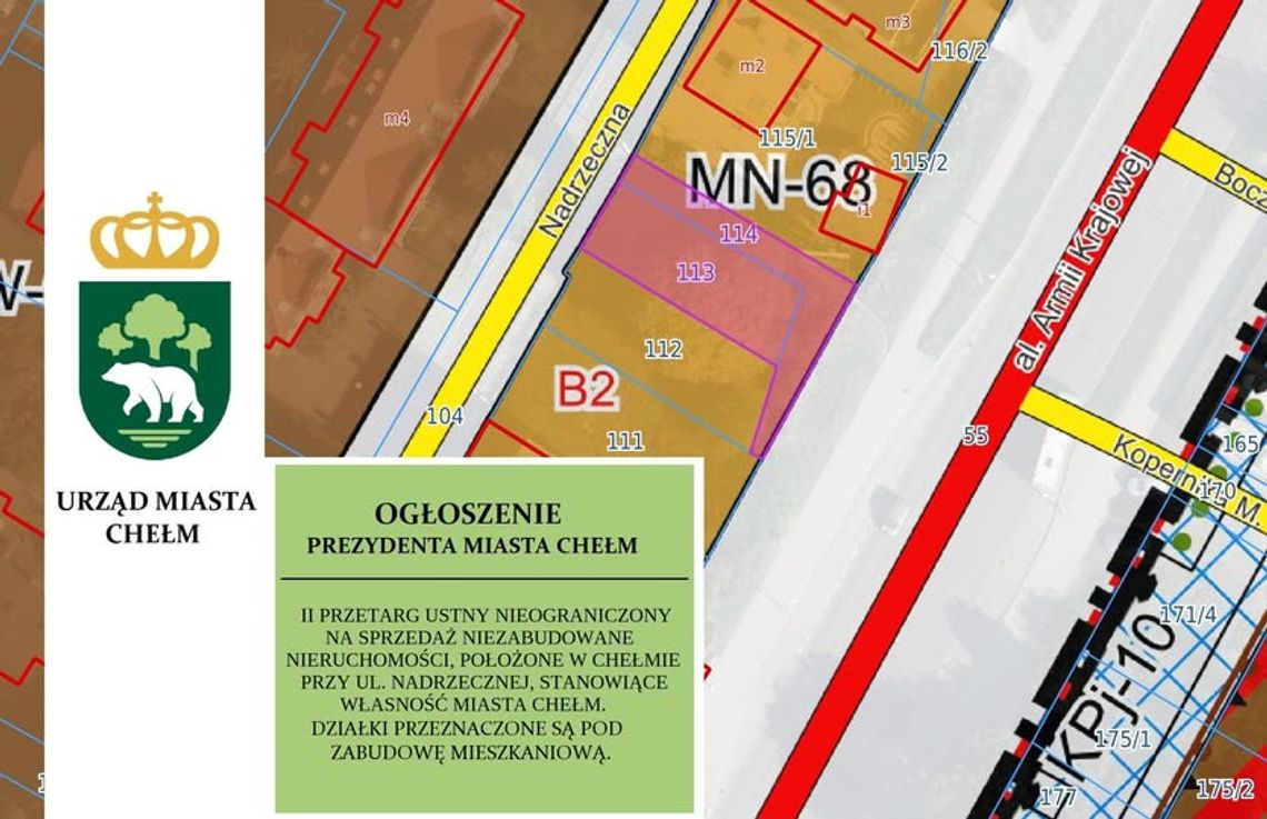 OGŁOSZENIE O PRZETARGU OGŁOSZENIE O PRZETARGU