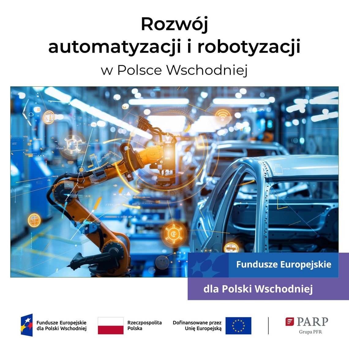 PARP stawia na rozwój automatyzacji i robotyzacji w Polsce Wschodniej. Start naboru dla MŚP