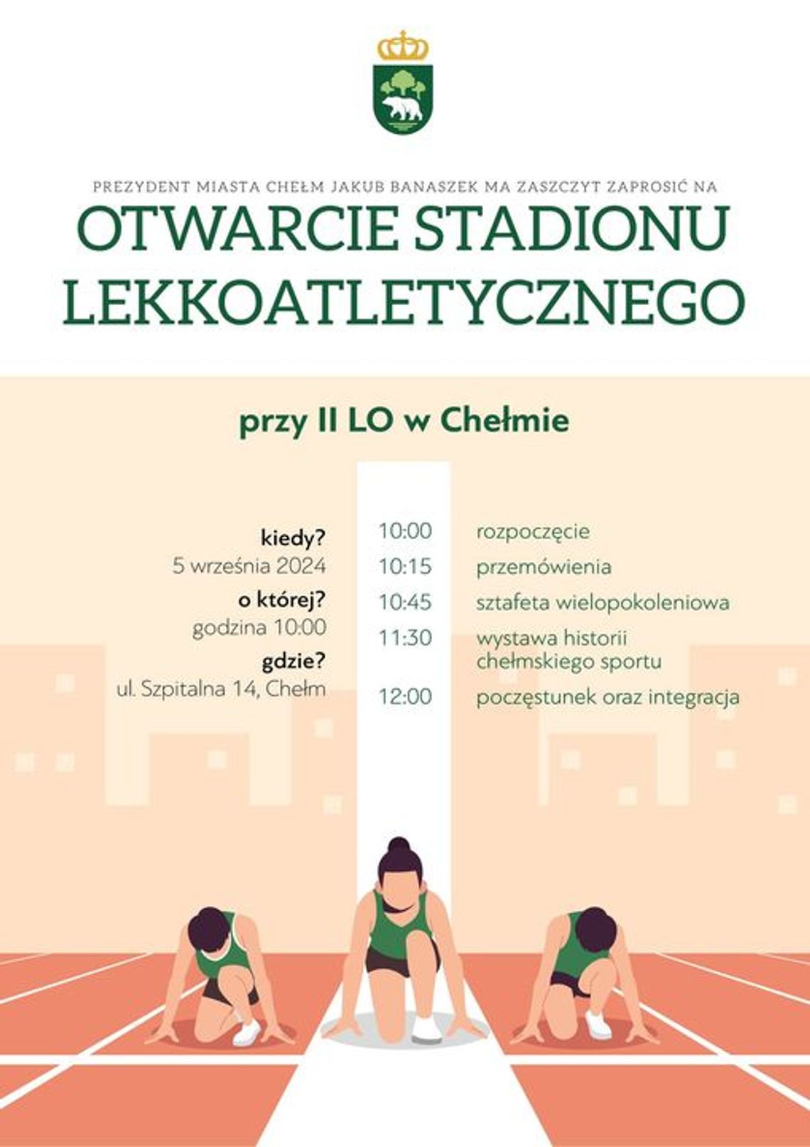 Otwarcie Stadionu Lekkoatletycznego prz II LO